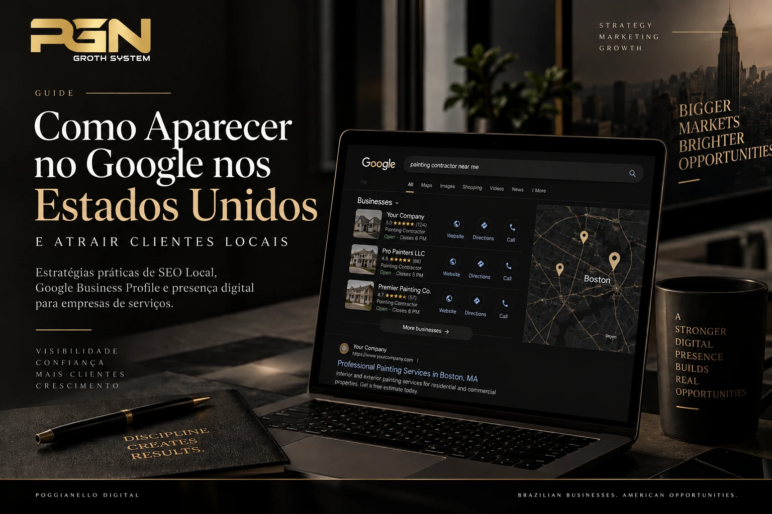 Como aparecer no Google nos Estados Unidos usando SEO Local e Google Business Profile